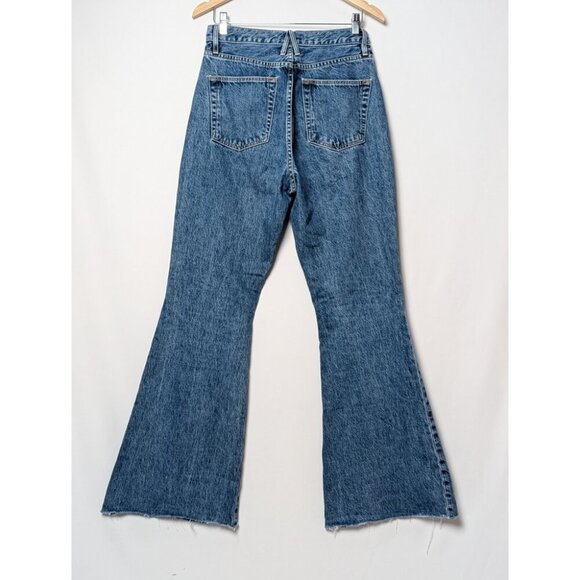 SLVRLAKE Indiana Jeans Born To Run Blue Wide Leg Flare 29 - Picture 7 of 11